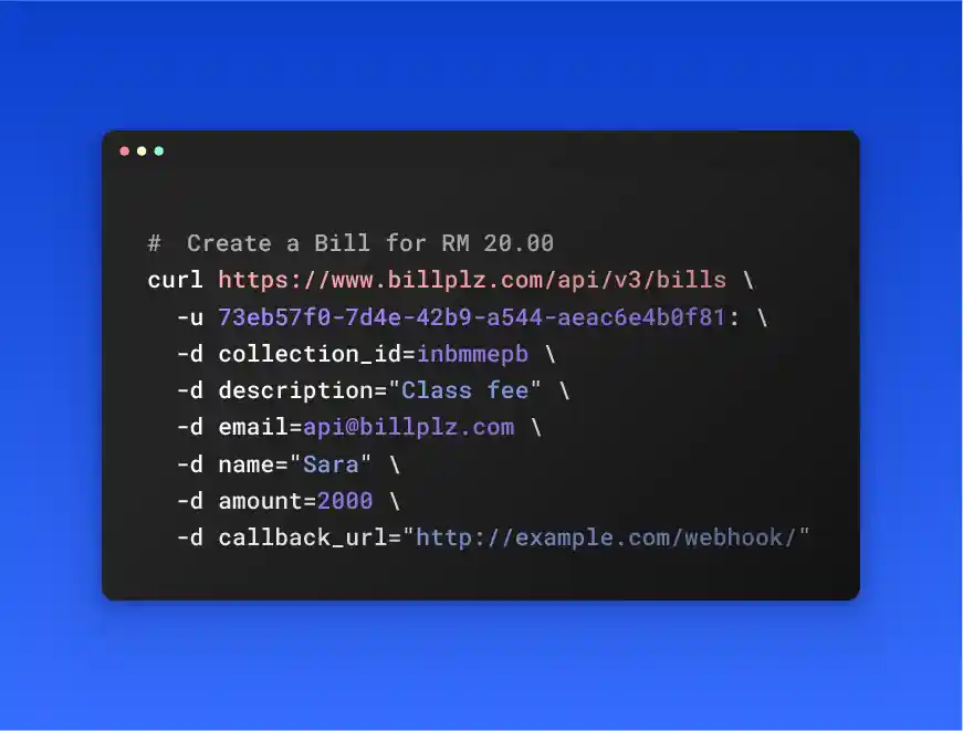 API example